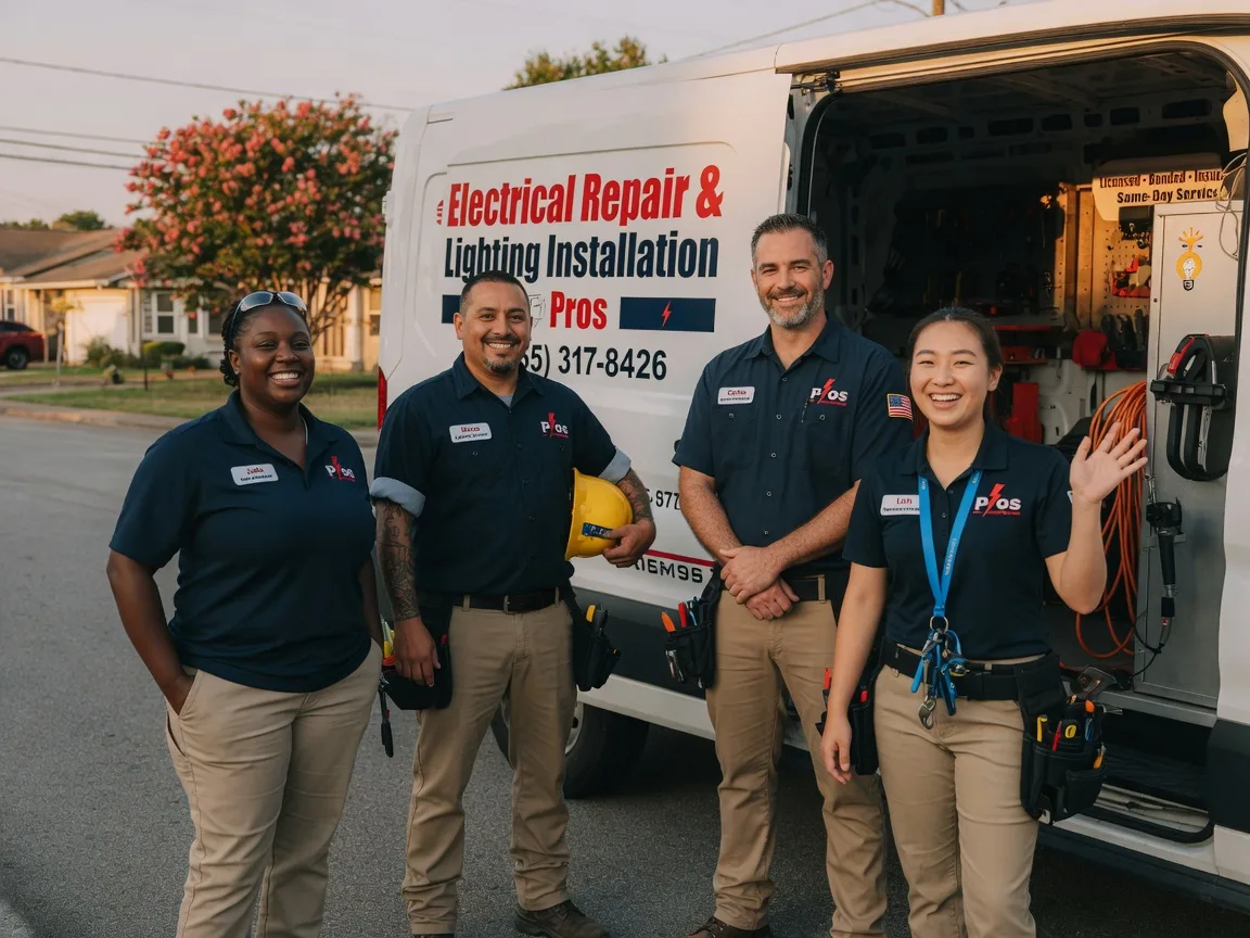 Licensed Electrician company in Knickerbocker, TX